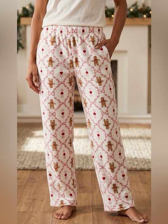 Jaclyn New York Other - ❤️(Women’s Large) Jaclyn New York Gingerbread Print Pajama Pants